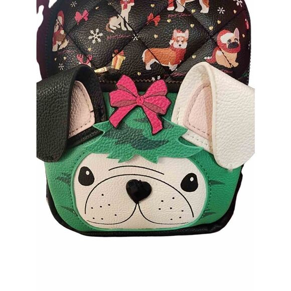 Betsey Johnson Christmas dog backpack and card case main image 5